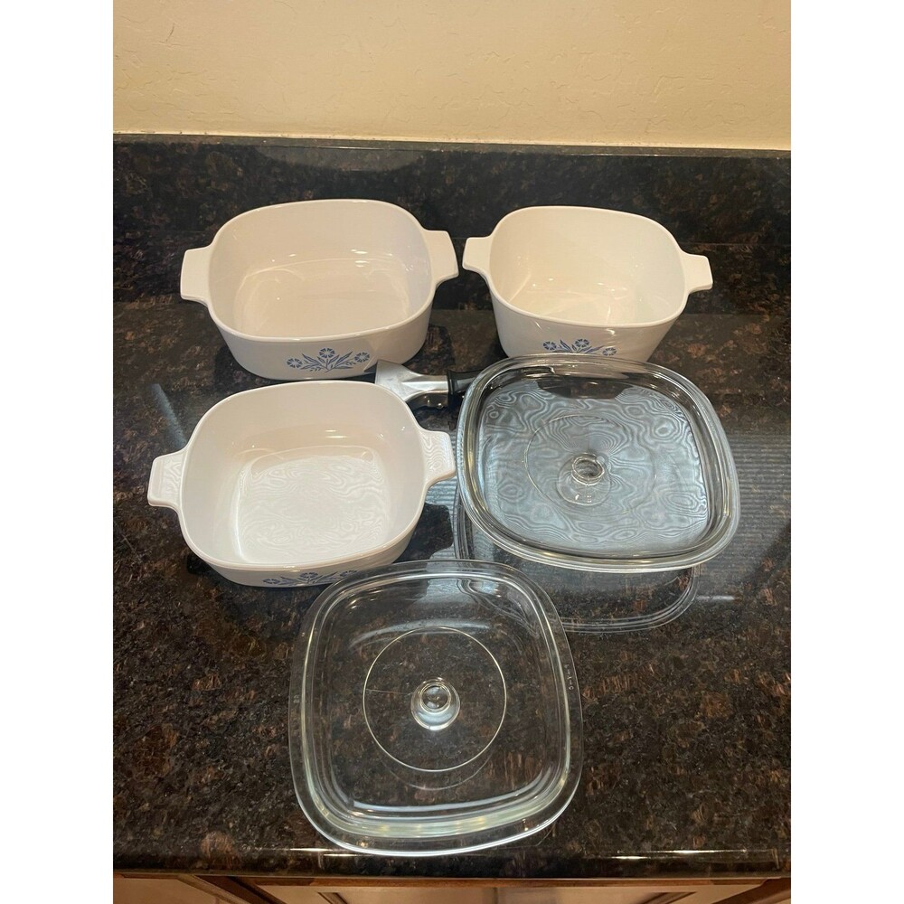 CorningWare blue Cornflower cookware 18-Piece Set - Picture 6 of 7